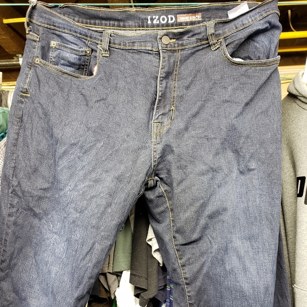 Izod mens comfort stretch pants